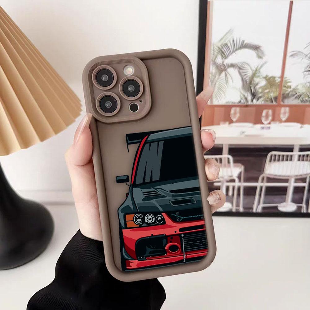 Картонный Спортивный Автомобиль JDM Дрифт Чехол для Телефона Для Samsung A13 A15 A16 A17 A22 A23 A25 A32 A33 A35 A51 A52 A53 A54 A55 A71 A72 Чехол