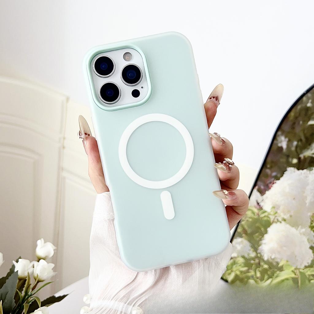 Однотонный гелевый чехол «два в одном» для телефона Apple 16PROMAX, Подходящий для Iphone15 Противоударный и простой защитный чехол