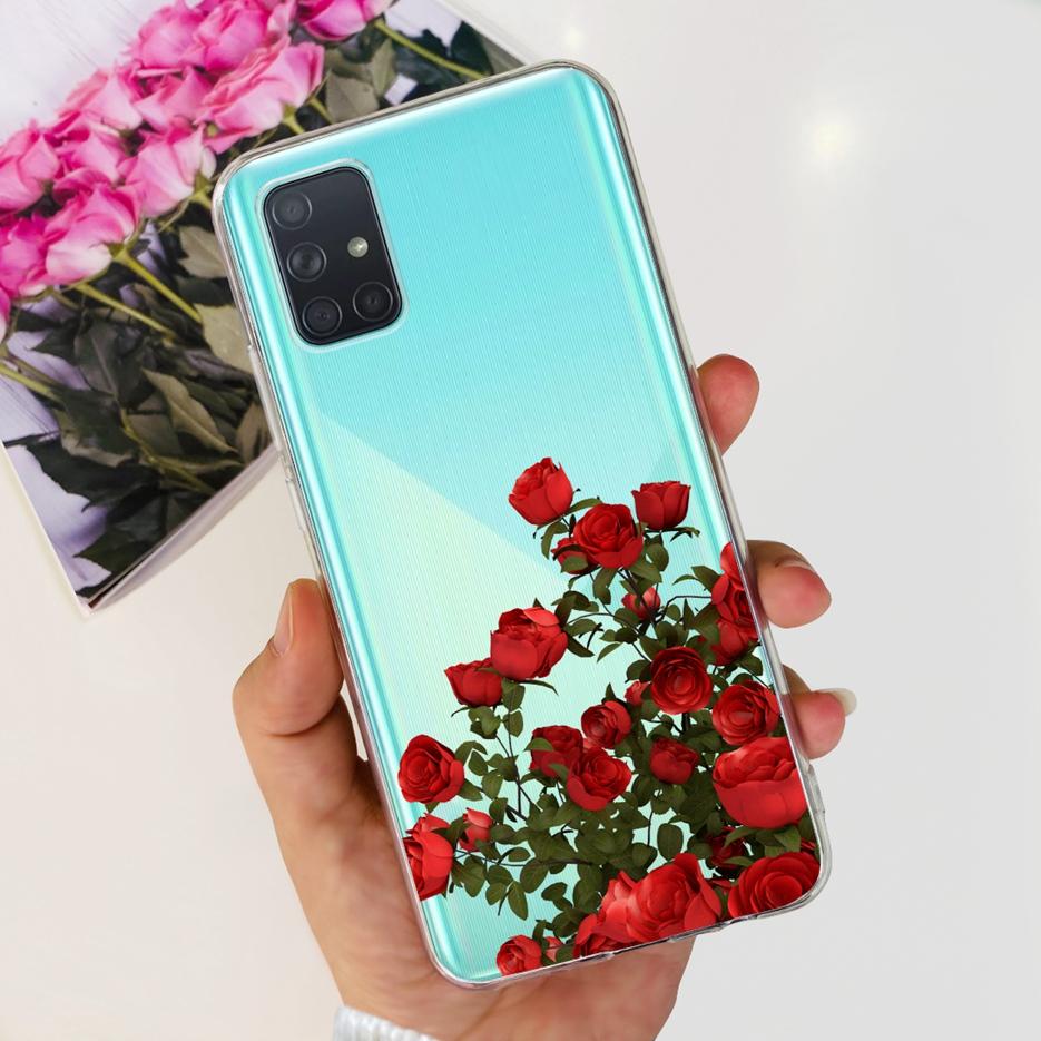 For Samsung Galaxy A31 A41 A51 A71 Case Cute Fashion Painted Cover Soft TPU Phone Case For Samsung A31 A41 Galaxy A51 A71 Bumper