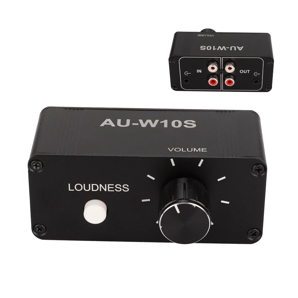 Sound Amplifier Noise Reduction 3.5mm AUX RCA Jack Music Controller Stereo Volume Adjuster for Headphone Speaker