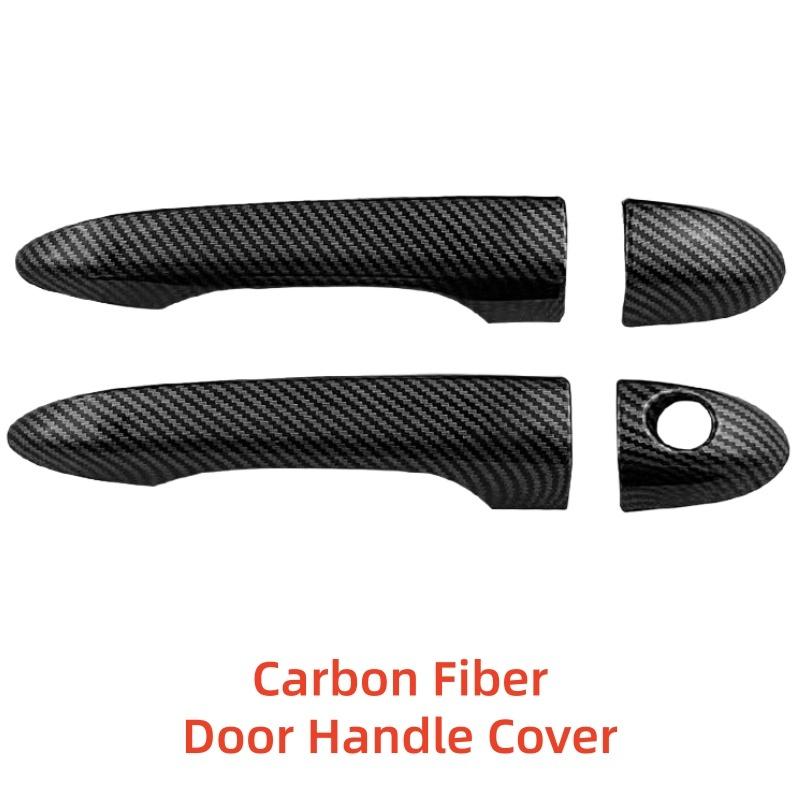 Car Upgrade Accessories Car Accessory Door Handle Cover Trim Paste Style For 2 Door Maserati Levante Ghibli Quattroporte