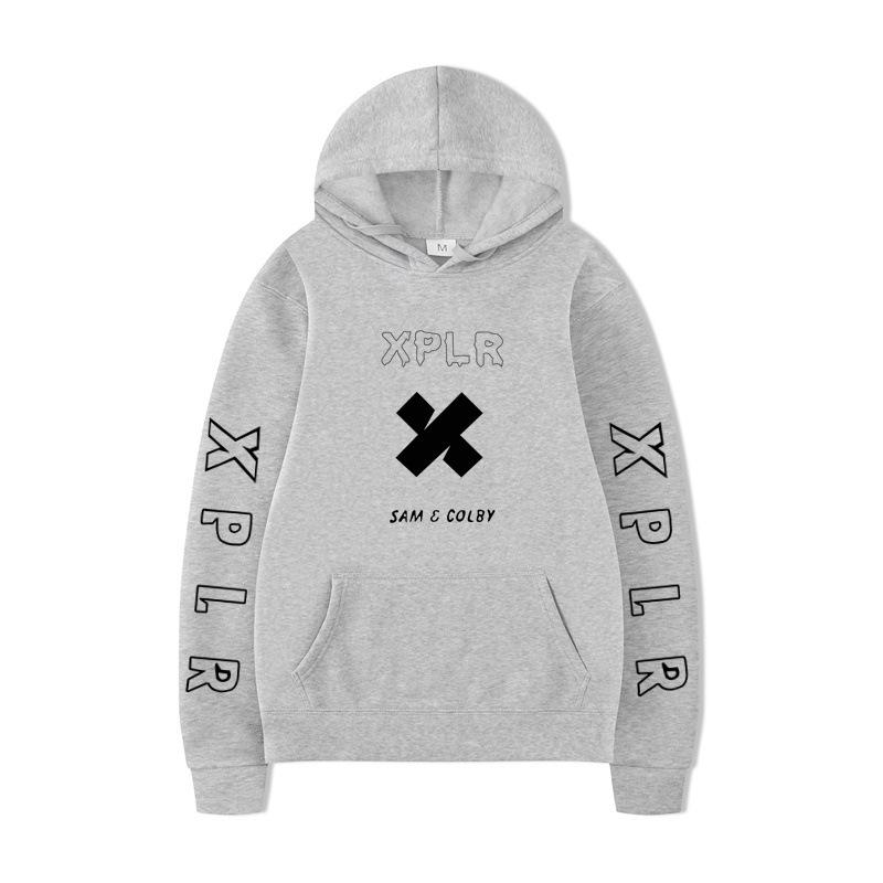 Autumn Winter Sam and Colby Printed Men's Hoodie Brand Hoody Clothes Vintage Fashion Casual Unisex Long Sleeve Pullovers