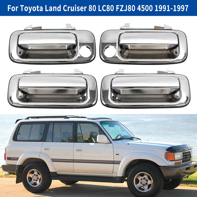Для Toyota Land Cruiser 80 LC80 FZJ80 4500 1991 1992 1993 1994 1995-1997 Автомобильная внешняя ручка передней и задней двери Внешняя ручка двери