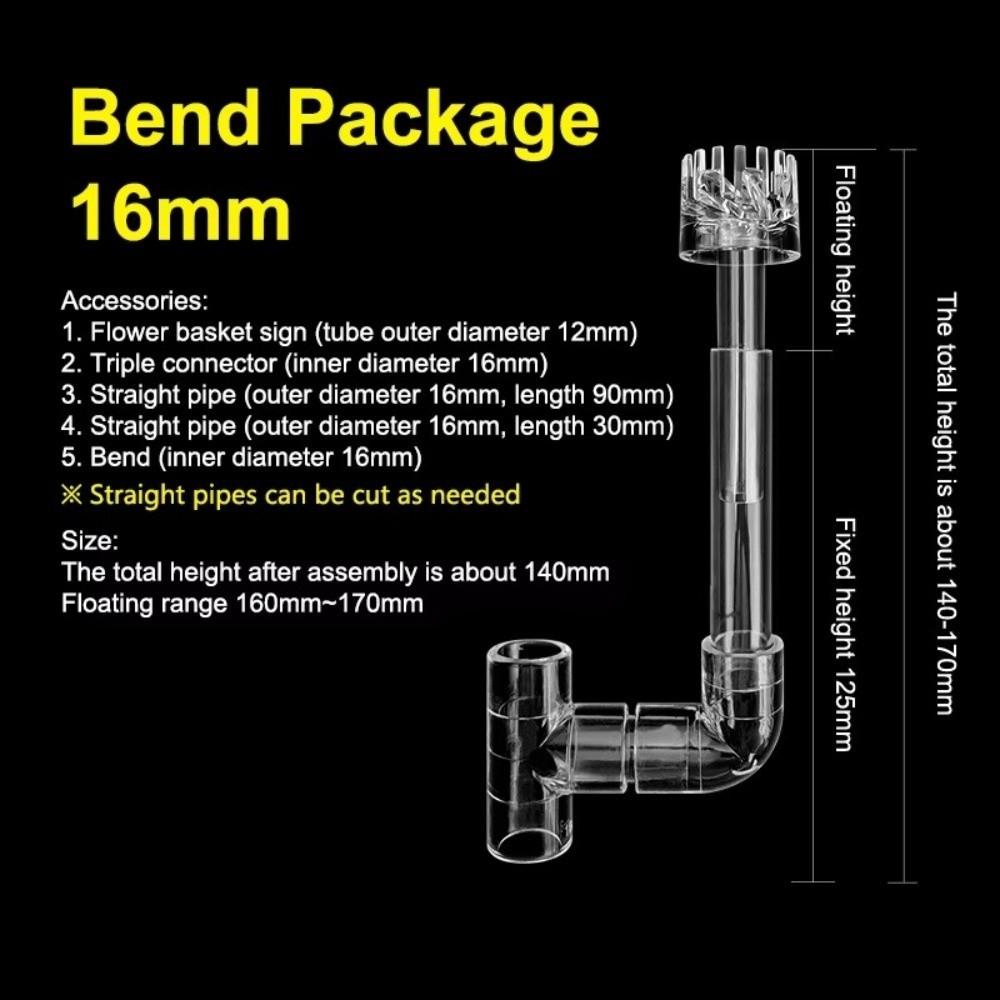 Поверхностный Аквариумный Водный Растение Бак Фильтр Водное Растение Акриловый Лили-Трубка Вращающийся Аквариум Аксессуары