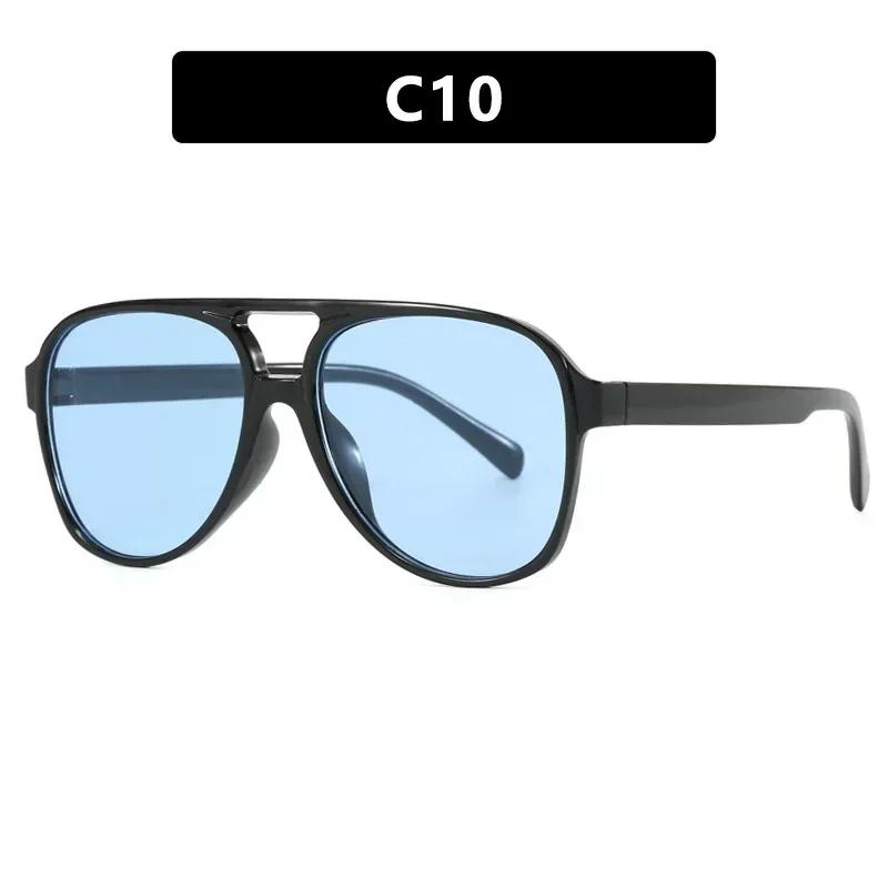 Винтажные солнцезащитные очки оверсайз женские ретро большая оправа солнцезащитные очки женские черные желтые в стиле инс квадратные очки oculos de sol