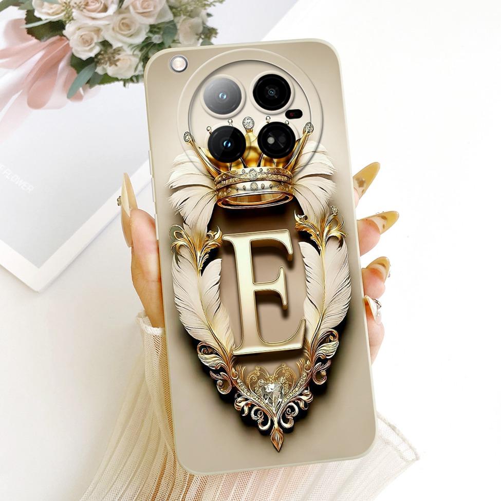 Чехол для Infinix Zero 40 4G Чехол Эстетичный Роскошный Буквы от A до Z 2D Расписной Силиконовый Funda для Infinix Zero40 4G X6860 Корпус