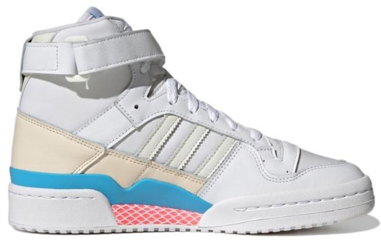 Women's Sneakers Adidas Forum 84 High White Cream Blue Women's