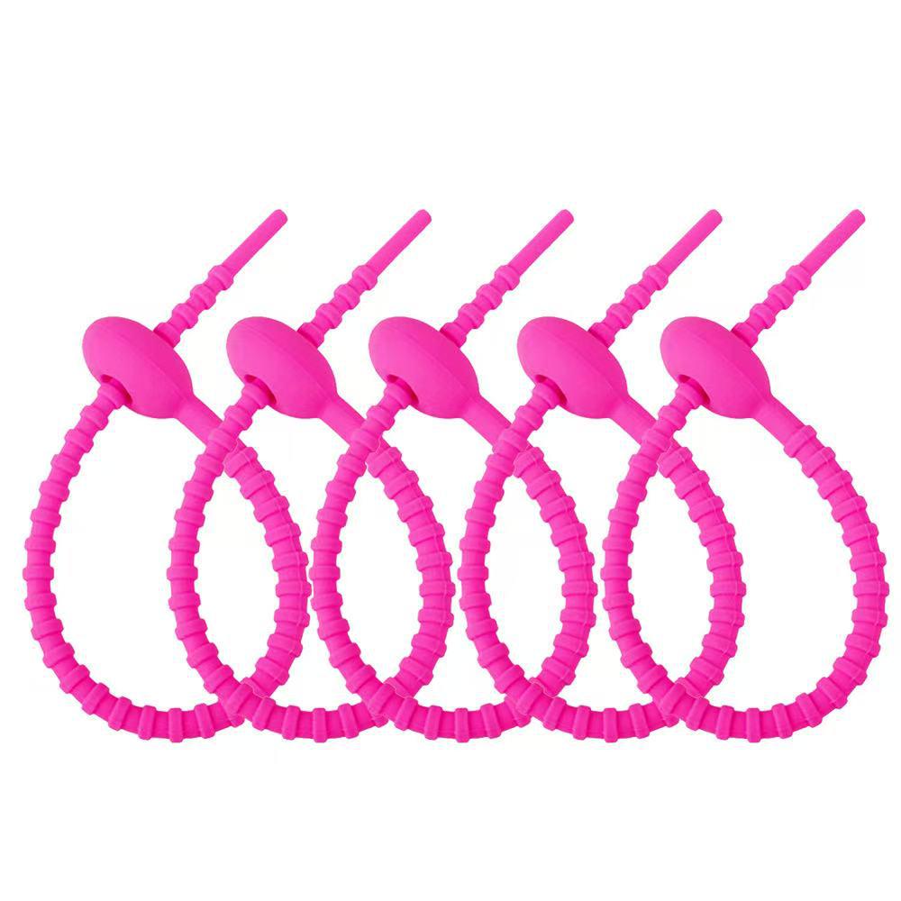 Самоблокирующийся силиконовый кабельный хомут - мультяшный брелок для ключей своими руками, многоразовый зажим