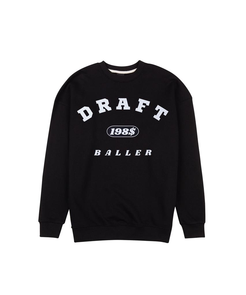 CREAM SODA LAB $198 Худи оверсайз с принтом Arc Baller Черный