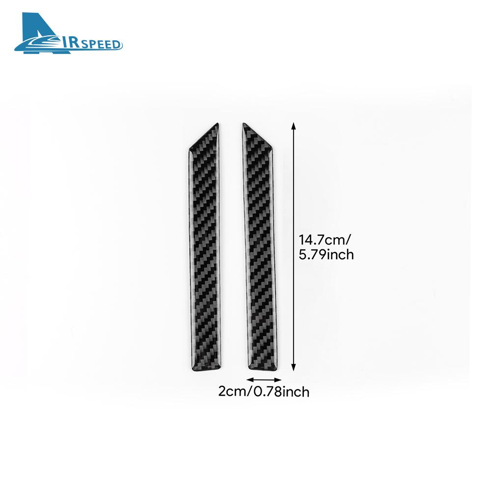 Real Soft Carbon Fiber Sticker For Toyota RAV4 XA50 2019 2020 2021 2022 2023 2024 2025 LHD RHD Car A-pillar Decorative Strip