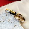 Three-ring Three-ring Three-color Ring Couple Ring Hand Jewelry