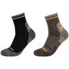 2PPK Men Trail Wool Quarter Socks, мужские серые носки