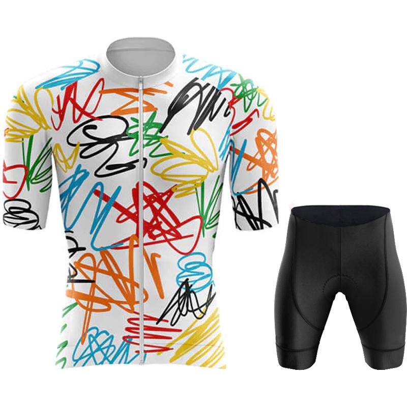 Cycle Jersey Men's Mtb Cycling Pants Summer Clothing 2025 Bib Bike Man Complete Tricuta Uniform Road Gel Sports Set Costume Suit