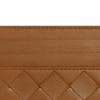 Bottega Veneta Intrecciato Woven Lambskin Wallet Card Holder Women Wallets Brown 742325VCPP32650