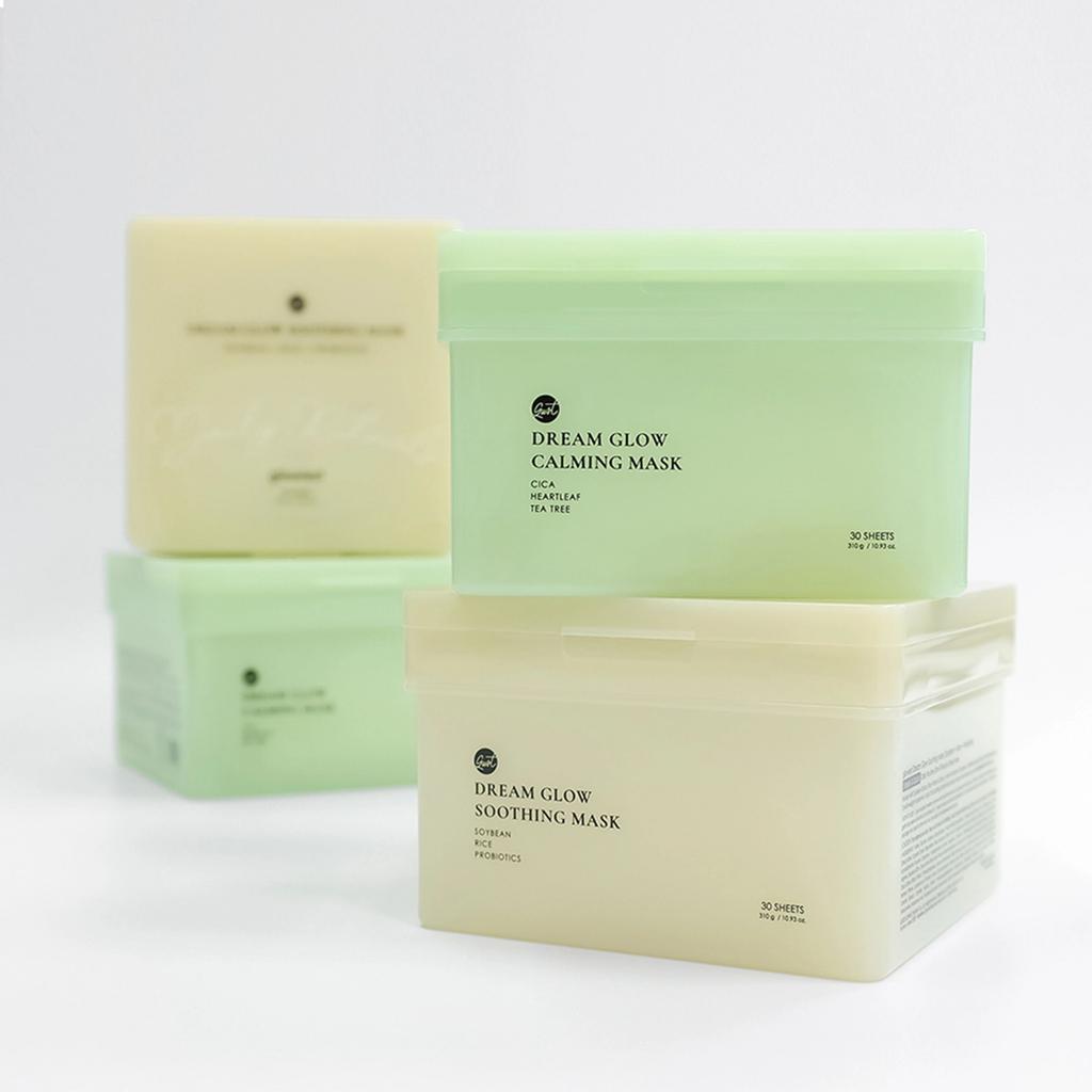 Glowiest Dream Glow Beauty Maskpack 60ct (Calming + Soothing/Slow Aging + Bioskin Booster)
