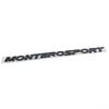 3D Raised Chrome Black Letters Rear Boot Trunk Tailgate Emblem Badge Sticker for Mitsubishi MONTERO SPORT Auto Car Accessories