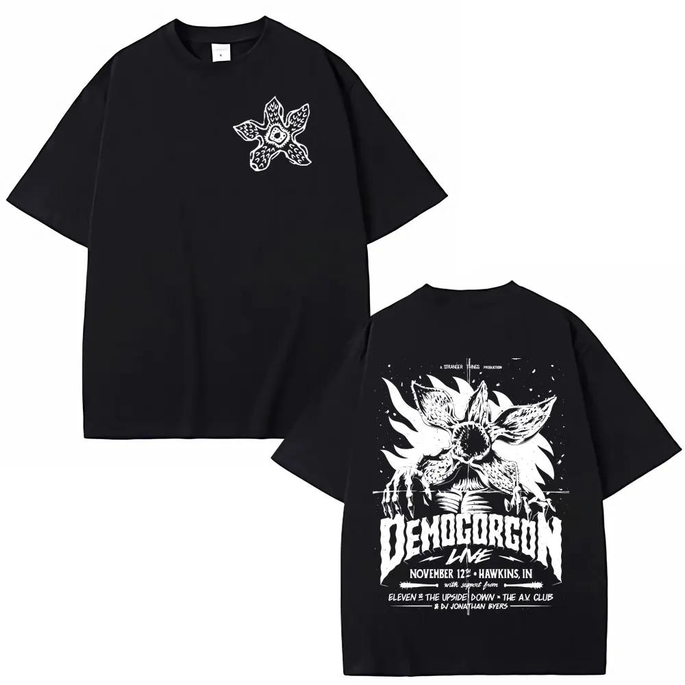 Eddie Munson The Demogorgon T-shirt Cannibal Flower Monster Graphic Summer Men Women Clothing Fashion Vintage Cotton T-shirts