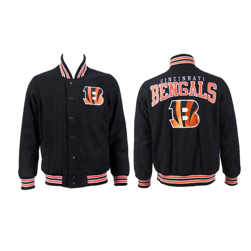 Mens Casual Sports Jacket - American Football Street Style Cotton Blend S-3XL