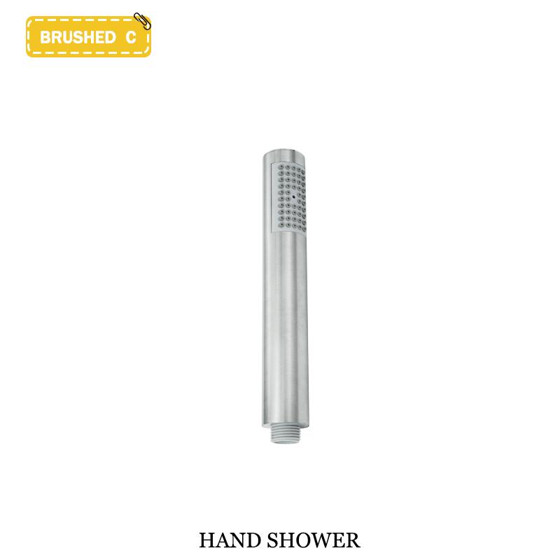 Ручная душевая лейка из матового золота с настенным креплением из латуни, ручной душ из нержавеющей стали, шланг 1,5 м, аксессуары для ванной комнаты