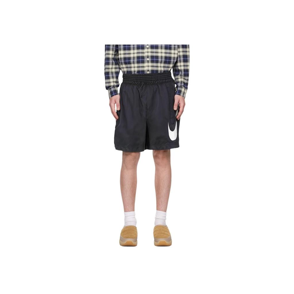 Nike Breathable Comfortable Logo Print Casual Shorts Women Shorts Black CT6044-010