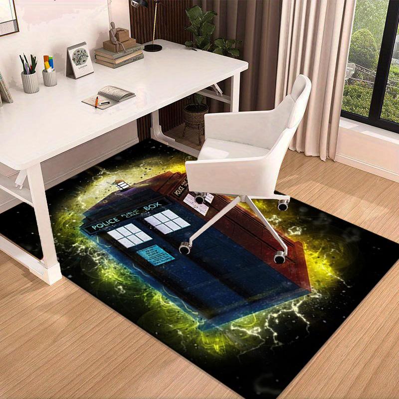 telephone booth Carpet, Chair Rug,Rug for Office Bedroom living rooms, Doormat decor Fan Gift Christmas Gift