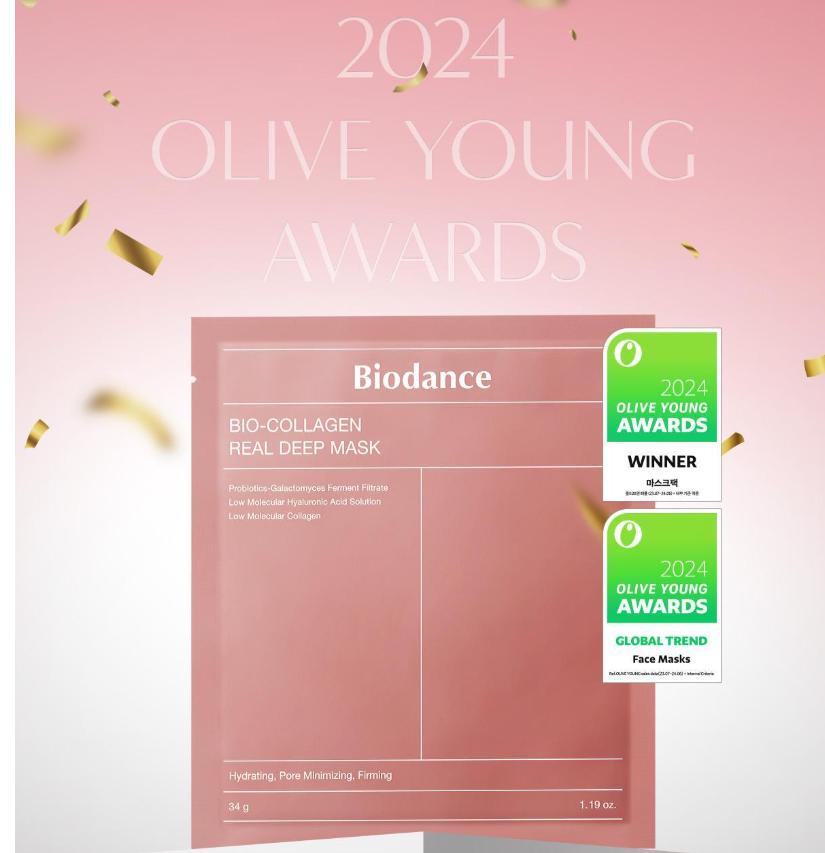 Biodance Bio Collagen Real Deep Mask Pack – Интенсивная укрепляющая и увлажняющая тканевая маска