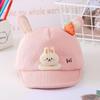 Cartoon Rabbit Ears Cartoon Peaked Hat Soft Brim Sunshade Visors Baby Baseball Cap  Boys Girls Kids