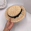 Chic French Ladies Nobles Prom Fashion Women'S Elegant Grace Mesh Straw Hat Wheat Straw British Royal Cap Headwear