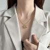 Колье в форме сердца. Простой и универсальный, нишевый дизайн. Легкое и роскошное колье.