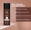 The Man Company Shaving Foam for Men with Aloe Vera, Lemon and Tea Tree, Anti Inflammatory, Moisturizes Skin, Prevents Cuts & Burns, 200g