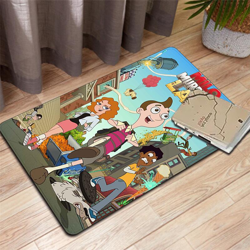 Milo Murphy's Law Rug Floor Mat for Living Room or Bedroom Soft and Comfortable Carpet a Gift for Birthday and Holiday.DFF0925487
