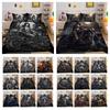 3D Beauty Skull Printing Bed Clothes Double Size Microfiber Home Textiles Teen Fashion Superior Bedspreads