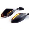 1Pair LED Turn Signals Motorcycle Rear View Side Mirrors For Suzuki Hayabusa Sv650s/1000s Gsx750f MT Suzuki TL1000S