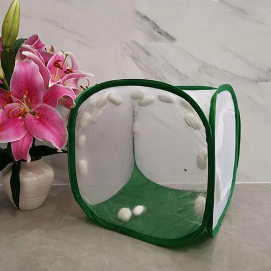 Коробка для разведения, износостойкая складная сетчатая ткань, гигантская уличная сетчатая клетка для бабочек для бабочек