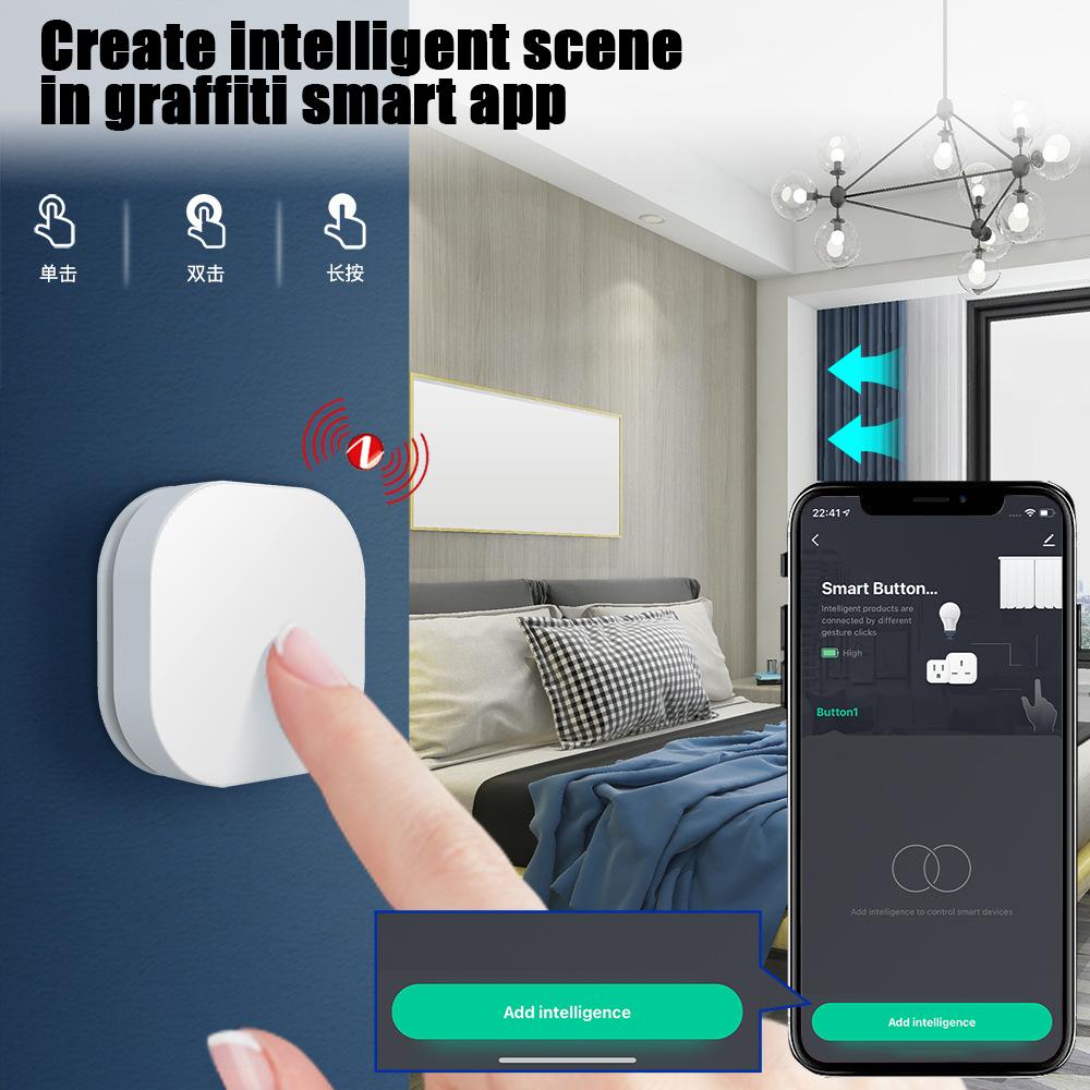 Интеллектуальный переключатель сцены Tuya ZigBee, контроллер сценария беспроводной автоматизации с затемнением света