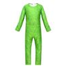 1 Set Children Halloween Jumpsuit Green Furry Animal Cosplay Costume Includes Masque Gloves Scarf Set Photo