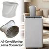 Flat Hose Hose Adapter Vent Tube Portable Exhaust Hose Adapter Exhaust Nozzle Coupler Vent Connector Ventilation Duct