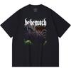 Хлопковая футболка плотностью 230 г/м² 100% Хлопок Heavy Metal Футболка с принтом рок-группы Популярная музыка Унисекс Тяжелая хлопковая футболка
