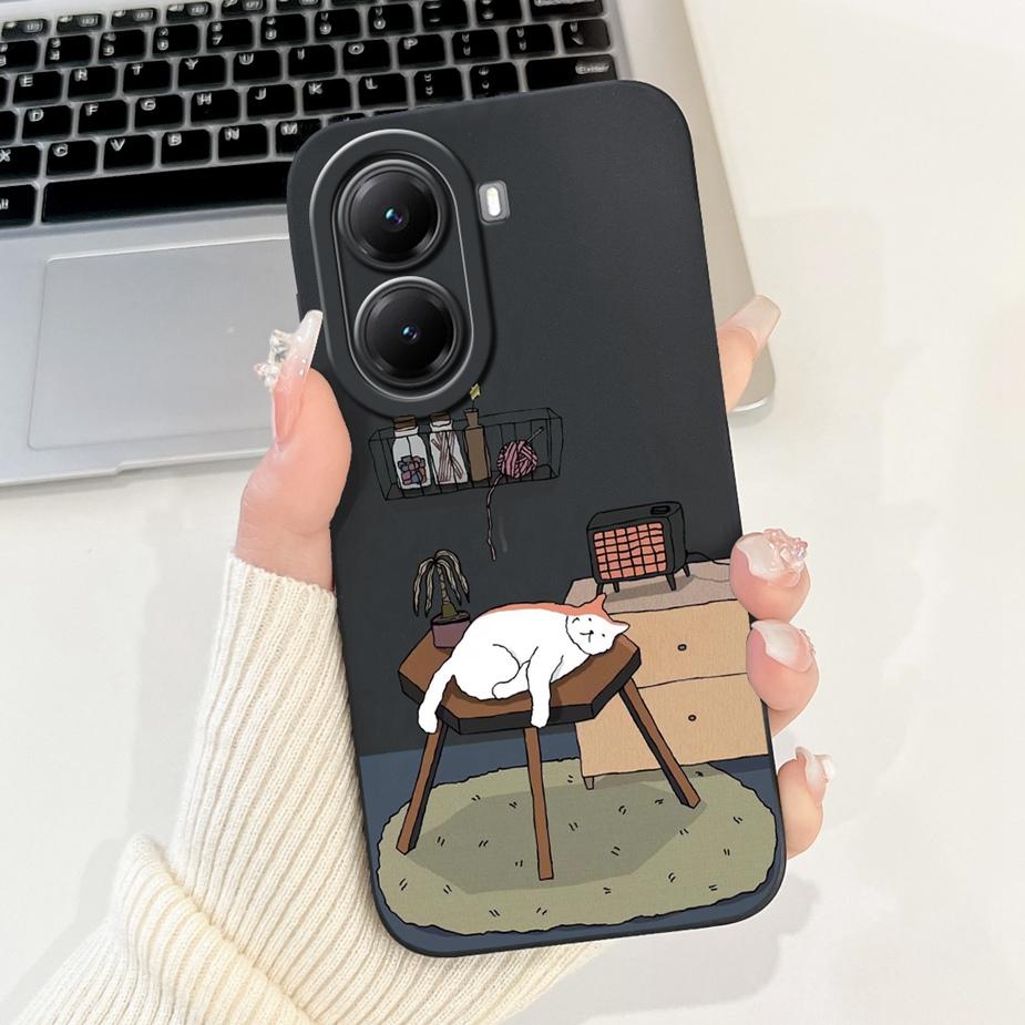 Для Xiaomi Poco X7 Pro 5G Чехол Милый Модный Мультяшный Задняя Крышка Чехол для Телефона Для Xiaomi Poco X7 PocoX7 Pro 5G Мягкий ТПУ Fundas Coque