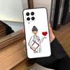 Медицинский чехол с изображением сердца для медсестры для Samsung Galaxy M35 M15 M55 M56 M36 M16 M06 M31 M13 M33 M53 M12 M32 M52 M14 M34 M54