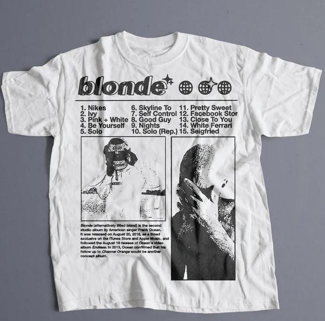 Графическая футболка с коротким рукавом Frank Ocean Полный размер S-5XL Унисекс футболка