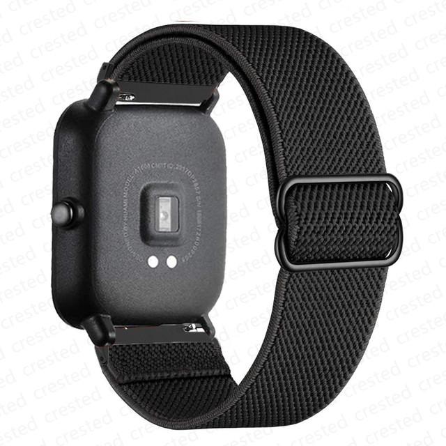 Нейлоновый ремешок Для Amazfit GTS 4/2/2e/3/GTS2 Mini/GTR/4/3/Pro/GTR2/stratos Браслет ремешок Amazfit bip 6 5 3 20мм/22мм Ремешки для часов