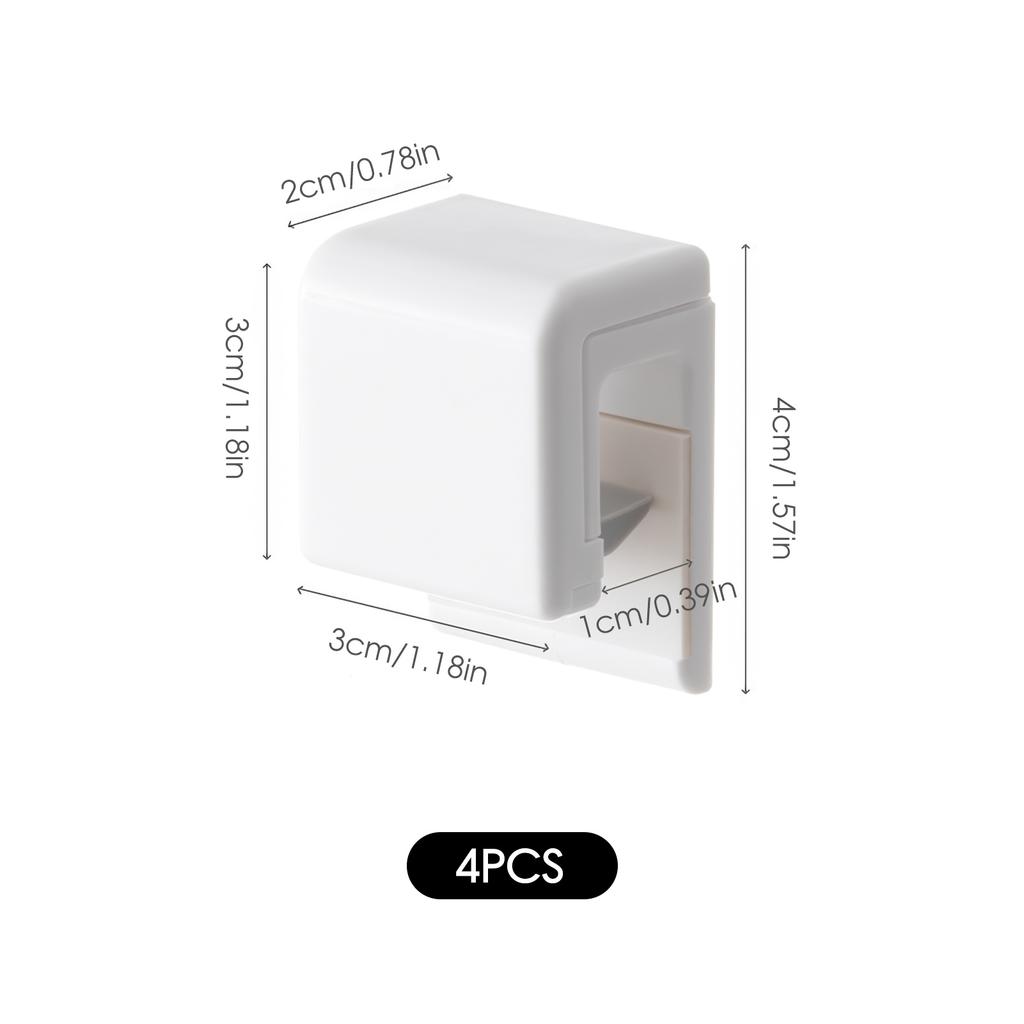 Настенный держатель для зубной пасты, без сверления, органайзер для ванной комнаты, подвесная полка для душа для хранения зубных щеток, средств для умывания