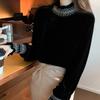 Sweatshirt for Women Cotton   Fleece Thickened Round Neck Casual Pullover Long Sleeve Top Sweatshirt