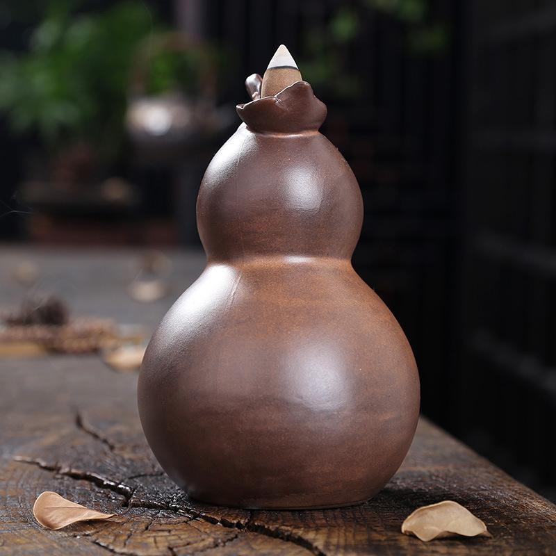 Дымовая керамическая курильница с обратным потоком, курильница с водопадом и рекой, держатель для рукоделия