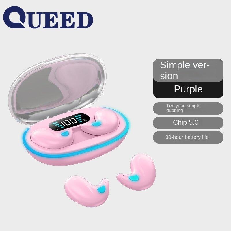 Новая невидимая мини-беспроводная Bluetooth-гарнитура для сна, спящая на стороне