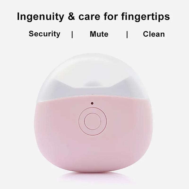 USB электрическая машинка для стрижки ногтей со светодиодной подсветкой, 2-скоростная автоматическая шлифовальная машинка для ногтей, триммер для детей и взрослых, мини-маникюрные инструменты