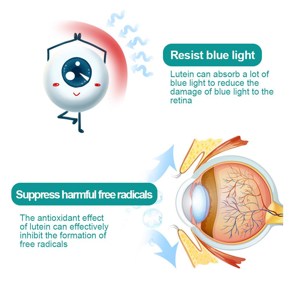 Пластырь для глаз с Лютеином 2 шт. Для снятия усталости глаз, заложенности и сухости глазных яблок