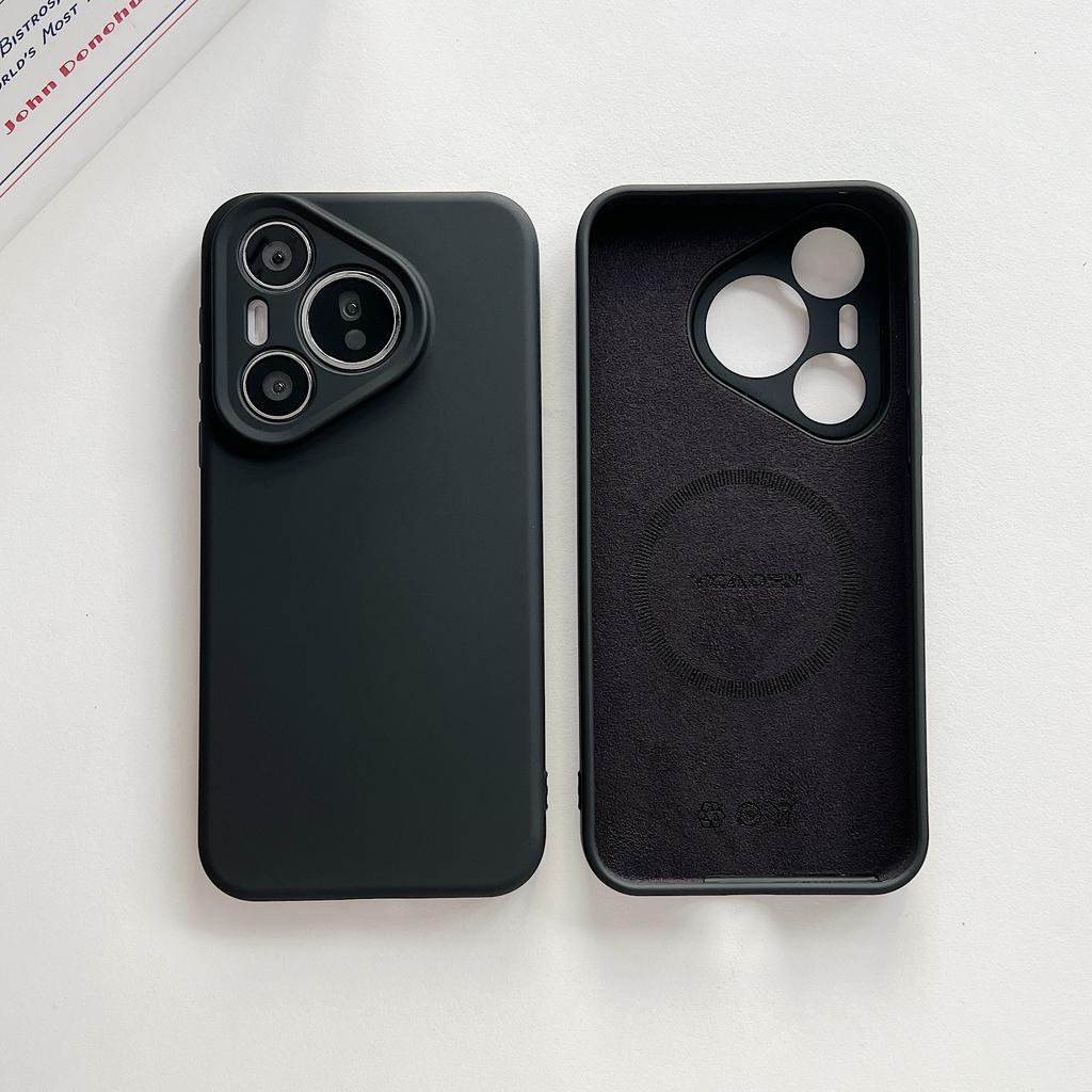 al Silicone Magnetic For  Case For Huawei Pura70 Ultra Mate60 ProPlus P60 P0 P40 Mate 0 30 40 E Nova12 Pro Cover
