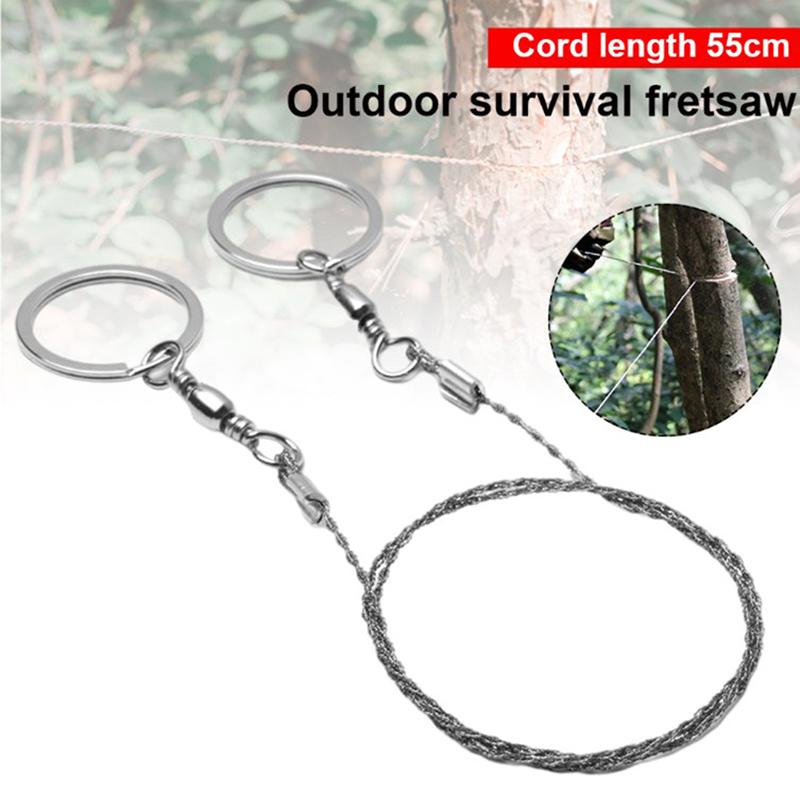 Канатная пила прочная легкая аварийная пила для выживания карманная пила с вращающимся лезвием